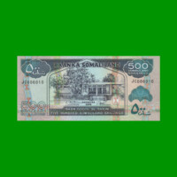 BILLETE DE SOMALILAND 500 SHILLINGS, PICK 6g, AÑO 2008, ESTADO SIN CIRCULAR.-