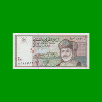 BILLETE DE OMAN 1/2 RIAL, PICK 33, AÑO 1995, ESTADO SIN CIRCULAR.-