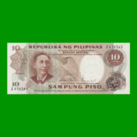 BILLETE DE FILIPINAS 10 PISO, PICK 144b, ESTADO SIN CIRCULAR.-