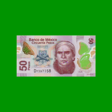 BILLETE DE MEXICO $50,00, POLYMERO, PICK NEW, AÑO 2017, ESTADO SIN CIRCULAR.-