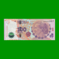 PESOS 3er DISEÑO $100,00, BOT 4322, AÑO 2015, ESTADO SIN CIRCULAR.-