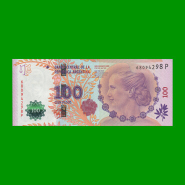 PESOS 3er DISEÑO $100,00, BOT 4322, AÑO 2015, ESTADO SIN CIRCULAR.-