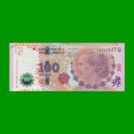 PESOS 3er DISEÑO $100,00, BOT 4323, AÑO 2015, ESTADO EXCELENTE.-