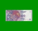 PESOS 3er DISEÑO $100,00, BOT 4323, AÑO 2015, ESTADO SIN CIRCULAR.- - Imagen 2