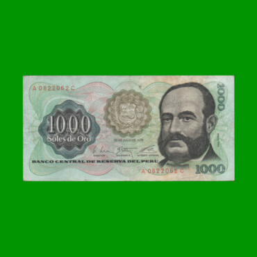 BILLETE DE PERU 1.000 SOLES, PICK 116, AÑO 1976, ESTADO MUY BUENO- .-