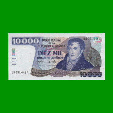 PESOS ARGENTINOS $10.000,00, BOT 2641, AÑO 1985, ESTADO EXCELENTE+ .-