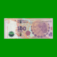 PESOS 3er DISEÑO $100,00, BOT 4325, AÑO 2015, ESTADO EXCELENTE.-