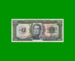 BILLETE DE URUGUAY $500 PESOS RESELLADO A 0,50 N$, PICK 54, AÑO 1975, ESTADO EXCELENTE- .-