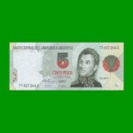 PESOS CONVERTIBLES 1er DISEÑO $5,00, BOT 3027, AÑO 1993, ESTADO SIN CIRCULAR.-