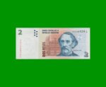PESOS CONVERTIBLES 2do DISEÑO $2,00, BOT 3242, AÑO 2013, ESTADO EXCELENTE+.-