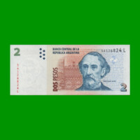 PESOS CONVERTIBLES 2do DISEÑO $2,00, BOT 3242, AÑO 2013, ESTADO EXCELENTE+.-