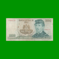 BILLETE DE CHILE $ 1.000,00, PICK 154c, AÑO 1984, ESTADO BUENO+ .-