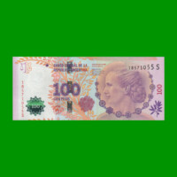 PESOS 3er DISEÑO $100,00, BOT 4325, AÑO 2015, ESTADO SIN CIRCULAR.-