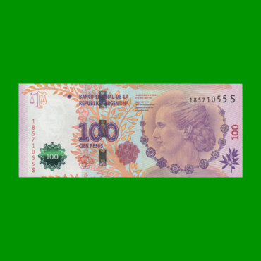 PESOS 3er DISEÑO $100,00, BOT 4325, AÑO 2015, ESTADO SIN CIRCULAR.-