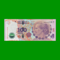 PESOS 3er DISEÑO $100,00, BOT 4326, AÑO 2015, ESTADO EXCELENTE+.-