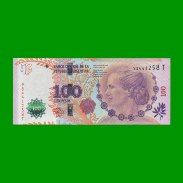PESOS 3er DISEÑO $100,00, BOT 4326, AÑO 2015, ESTADO EXCELENTE+.-
