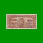 BILLETE DE URUGUAY $1,00, PICK 35a, SERIE A, ESTADO BUENO.-