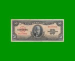 BILLETE DE CUBA $50,00 PICK 81a, AÑO 1950, ESTADO EXCELENTE.-