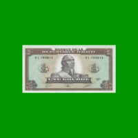 BILLETE DE HAITI 1 GOURDE, PICK 245a, AÑO 1987 ESTADO SIN CIRCULAR.-