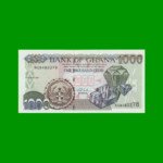 BILLETE DE GHANA 1.000 CEDIS, PICK 32, AÑO 2003 ESTADO SIN CIRCULAR.-