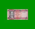 BILLETE DE SUDAN DEL SUR 5 LIBRAS, PICK 11, AÑO 2015 ESTADO SIN CIRCULAR.-