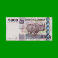BILLETE DE TANZANIA 5.000 SHILLINGS, PICK 38, AÑO 2003 ESTADO SIN CIRCULAR.-