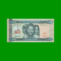 BILLETE DE ERITREA 20 NAFKA, PICK 12, AÑO 2012 ESTADO SIN CIRCULAR.-