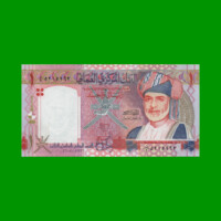 BILLETE DE OMAN 1 RIAL, CONMEMORATIVO PICK 43, AÑO 2005, ESTADO SIN CIRCULAR.-