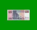 BILLETE DE SINGAPUR 2 DOLARES, PICK 28, ESTADO SIN CIRCULAR.-