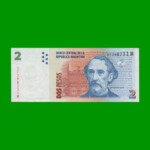 PESOS CONVERTIBLES 2do DISEÑO $2,00, BOT 3245, AÑO 2014, ESTADO EXCELENTE.-