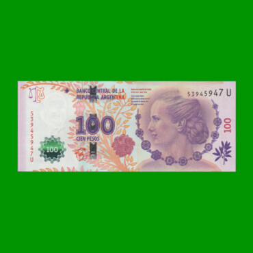 PESOS 3er DISEÑO $100,00, BOT 4327, AÑO 2015, ESTADO SIN CIRCULAR.-