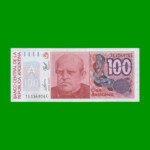 BILLETE DE AUSTRALES, 100 AUSTRALES, BOT 2846, AÑO 1990, ESTADO SIN CIRCULAR.-