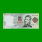PESOS CONVERTIBLES 1er DISEÑO $5,00, BOT 3030, AÑO 1995, ESTADO EXCELENTE+.-