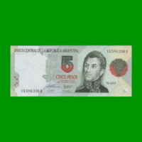 PESOS CONVERTIBLES 1er DISEÑO $5,00, BOT 3030, AÑO 1995, ESTADO EXCELENTE+.-