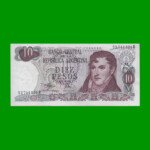 PESOS LEY 18.188 $10,00, BOT 2346, AÑO 1973, ESTADO EXCELENTE+ .-