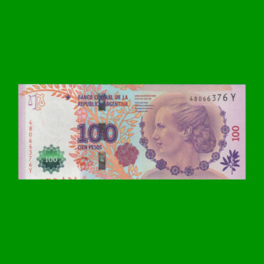 PESOS 3er DISEÑO $100,00, BOT 4331, AÑO 2015, ESTADO EXCELENTE.-