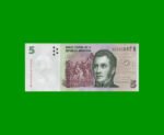 PESOS CONVERTIBLES 2do DISEÑO $5,00, BOT 3304, AÑO 2000, ESTADO EXCELENTE.-