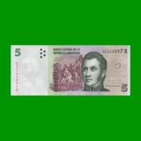 PESOS CONVERTIBLES 2do DISEÑO $5,00, BOT 3304, AÑO 2000, ESTADO EXCELENTE.-