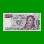 PESOS LEY 18.188 $10,00, BOT 2348, AÑO 1973, ESTADO EXCELENTE+ .-