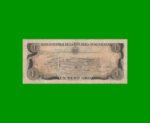 BILLETE DE REPUBLICA DOMINICANA $1,00 ORO PICK 126c, AÑO 1988 ESTADO BUENO+.- - Imagen 2