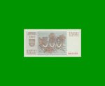 BILLETE DE LITUANIA 500 TALONAS, PICK 46, AÑO 1993 ESTADO SIN CIRCULAR.- - Imagen 2