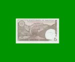 BILLETE DE PAKISTAN 5 RUPIAS, PICK 38, ESTADO SIN CIRCULAR.- - Imagen 2