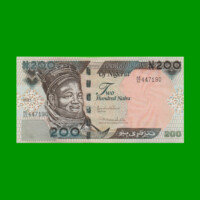 BILLETE DE NIGERIA 200 NAIRA, PICK 29j, AÑO 2011 ESTADO SIN CIRCULAR.-