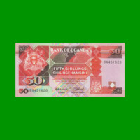 BILLETE DE UGANDA 50 SHILLINGS, PICK 30a, AÑO 1987 ESTADO SIN CIRCULAR.-