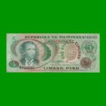 BILLETE DE FILIPINAS 5 PISO, PICK 160a, ESTADO MUY BUENO.-