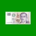 BILLETE DE SINGAPUR 2 DOLARES, PICK 38, ESTADO SIN CIRCULAR.-