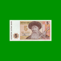 BILLETE DE KAZAJISTAN 5 TENGE, PICK 9a, AÑO 1993, ESTADO SIN CIRCULAR.-