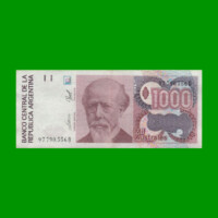 BILLETE DE AUSTRALES, 1.000 AUSTRALES, BOT 2859, AÑO 1990, ESTADO EXCELENTE.-