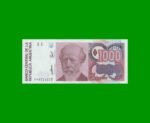 BILLETE DE AUSTRALES, 1.000 AUSTRALES, BOT 2859, AÑO 1990, ESTADO SIN CIRCULAR.-