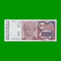 BILLETE DE AUSTRALES, 1.000 AUSTRALES, BOT 2861, AÑO 1990, ESTADO SIN CIRCULAR.-